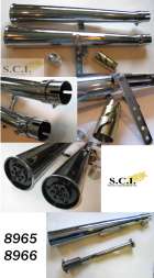 HONDA CB350 CB360 CB450 CB750 AFTERMARKET MUFFLERS x 2
